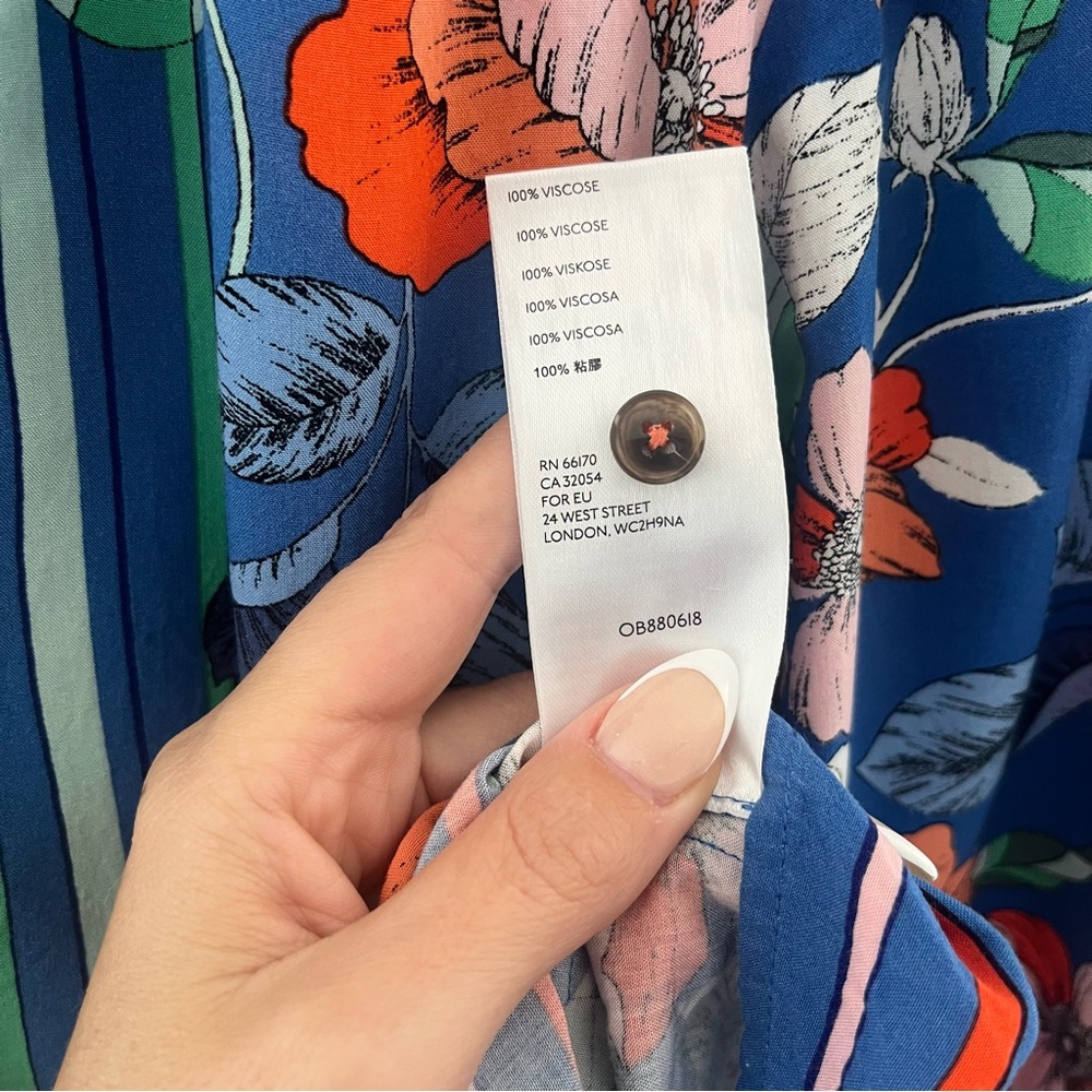 Anthropologie Maeve Elan Scarf Printed Blouse Size 6 - Picture 11 of 16